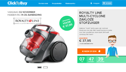 Screenshot ClickToBuy.nl