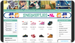 Screenshot Sneakertjes.nl